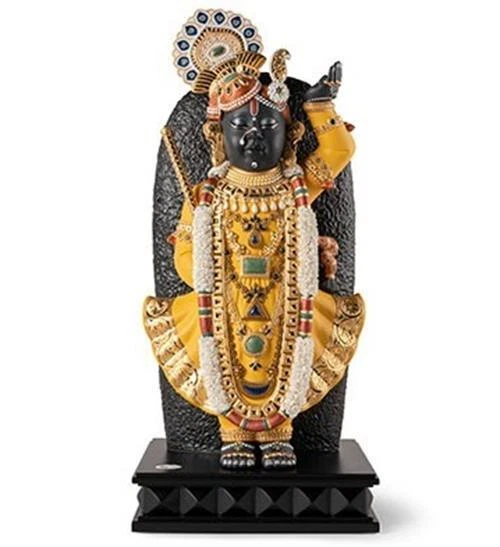 Lladro LORD SHRINATHJI 01002029 Indian Sculpture  manifestation of Krishna