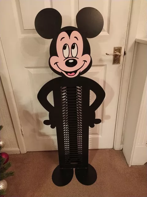 MICKY MOUSE CD RACK TAKES 33 CDs HAS A FEW MARKS STILL LOOKS NICE SEE PHOTOS