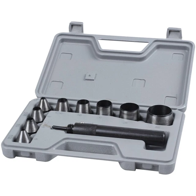 10 St??cke Schwere Hohl Schlagen Kit Set Dichtung Leder Gummi Stanzen Diy LeV8