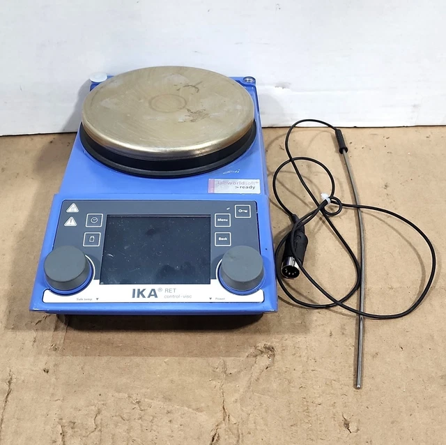 Untested IKA RET Control-Visc S001 Digital Heating Magnetic Stirrer & Hotplate