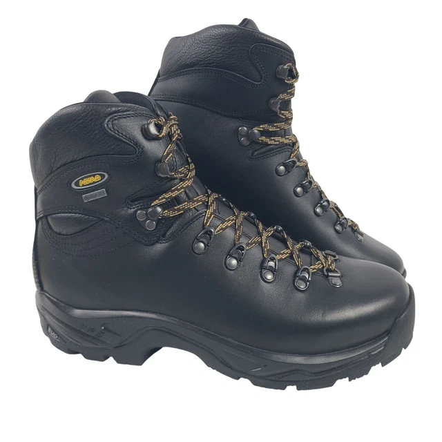 Click Tps NEW ASOLO TPS 520 GV EVO Leather Gore-Tex Men's Hiking Boots Black Size ...