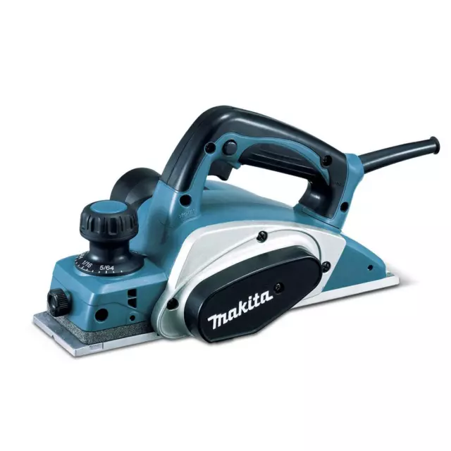 Makita KP0800 620W Motor 82mm (3 1/4") Planer 17,000 RPM Two-Blade Cutter Head