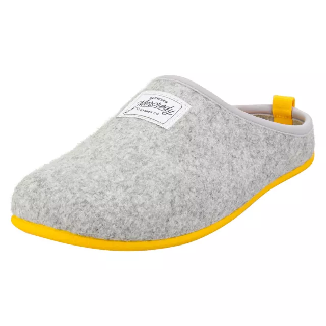 Mercredy Slipper Grey Yellow Femme Grey Yellow Chaussures Pantoufle