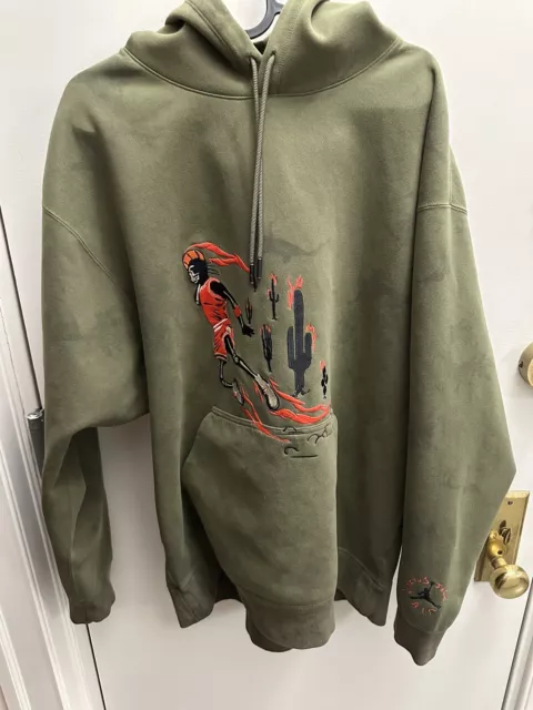 Travis scott washed suede hoodie deals