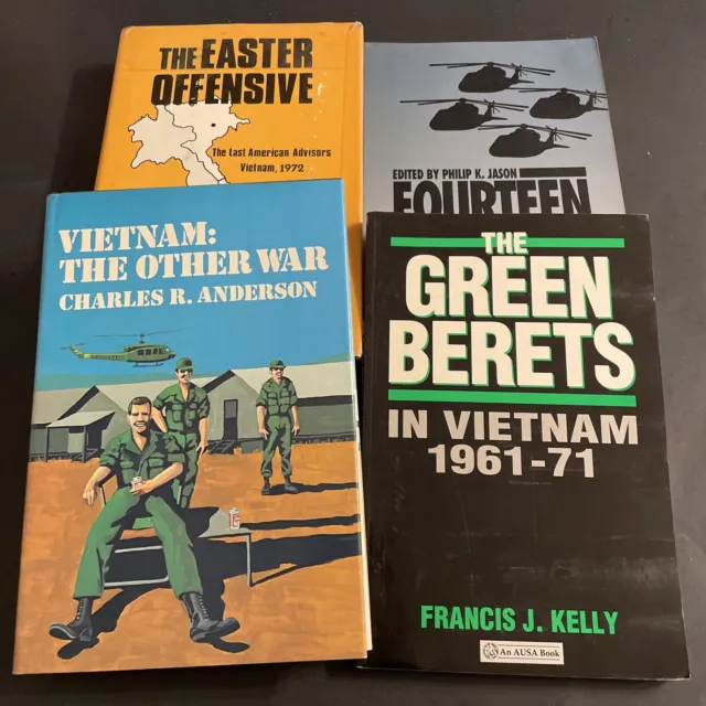 Vietnam War History Lot of 4 Books - Easter Offensive, 14 Landing Zones / TJB