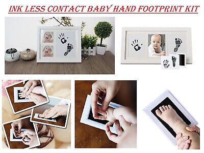 Inkless Wipe Baby Kit Hand Foot Print Keepsake Newborn Kids Footprint Handprint