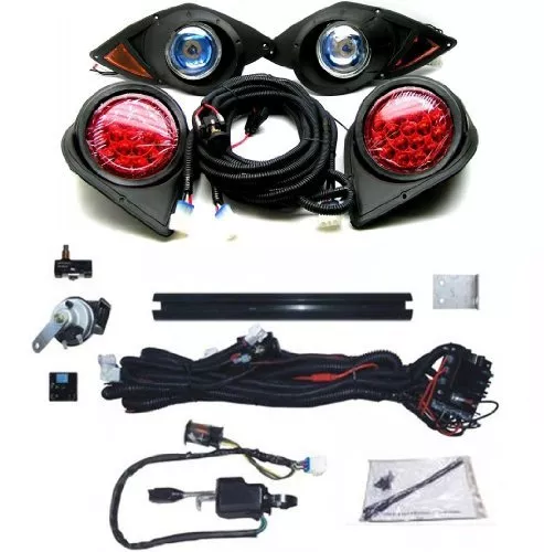 Yamaha G29 'DRIVE' Golf Cart Headlight & Tail light Kit Deluxe Street Package