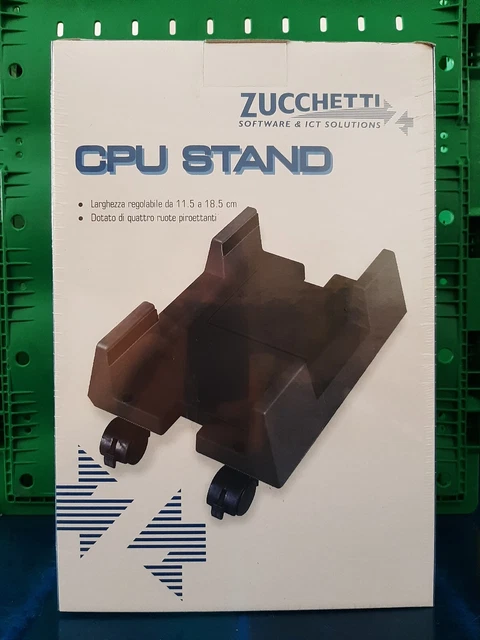 CARRELLO PORTA PC LINK Con Ruote Bloccabili, Regolabile In Larghezza Da 15 A 245 Cm Colore Nero Lksupn 8028400040039