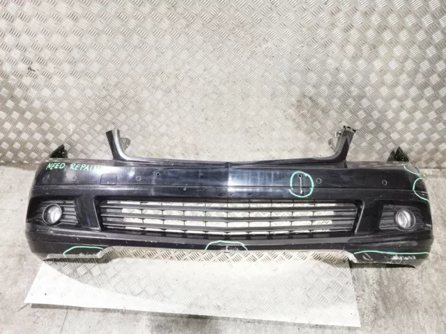 Mercedes C Class W204 07-11 Complete Front Bumper With Parking Sensors In Black