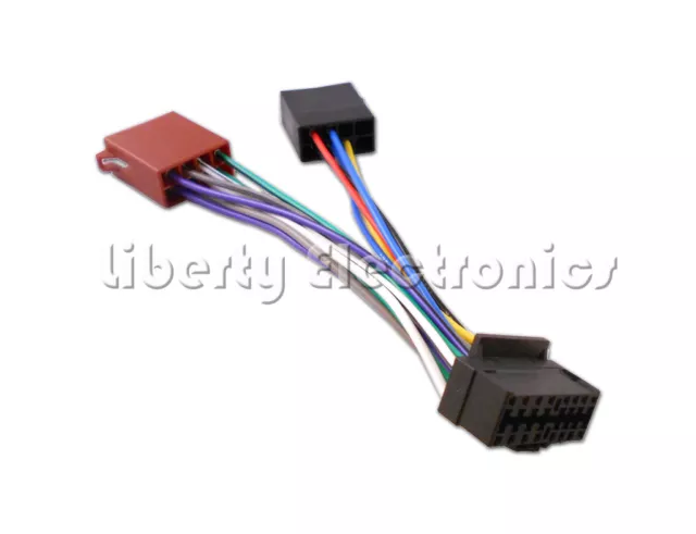 New 16 pin AUTO STEREO WIRE HARNESS PLUG for JVC KD-S611 / KD-S621