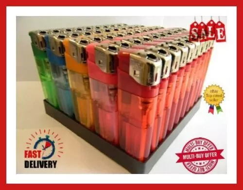 Electronic Lighters Refillable Gas Child Safety Adjustable Flame 3