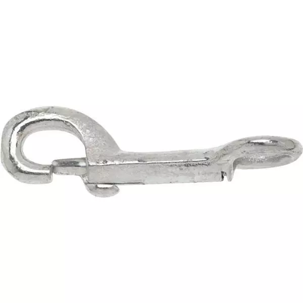 (5)-Zinc Plated 5" Long #125 Rigid Round 5/8" Eye Bolt Snap T7600311 5 pk