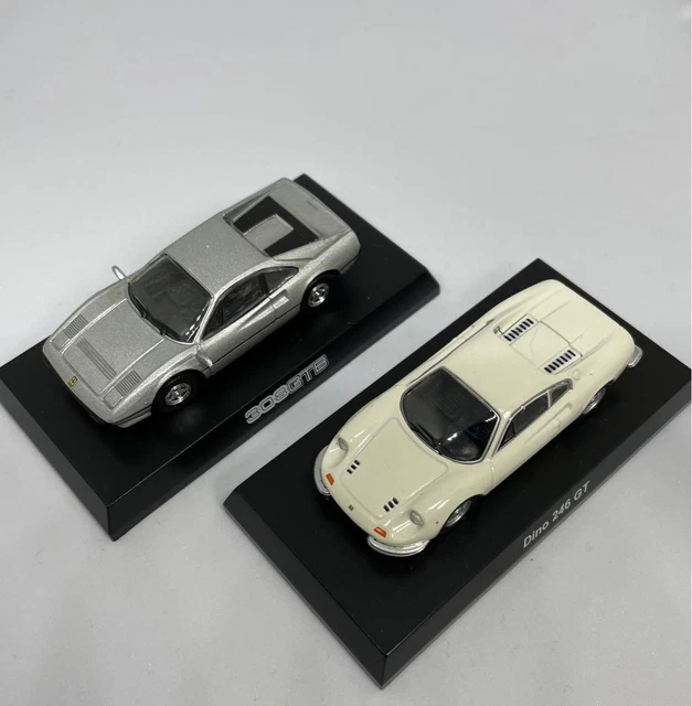 Set Of Ferrari Dino 246Gt And 308Gtb Kyosho 1/64