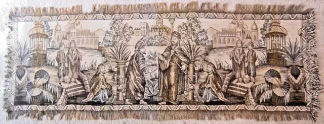 Gobelin Wandteppich gewebt Baumwolle antik  Orientalisch 130 x 40 cm
