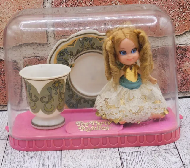 Vintage Liddle Kiddles Lady Lace Set Tea Party Doll Only 1967 Mattel Rare EUC