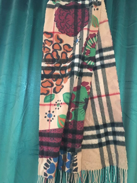 VINTAGE BURBERRY S OF London Women s Scarf 50 Cashmere 50 Wool 34.99 PicClick UK