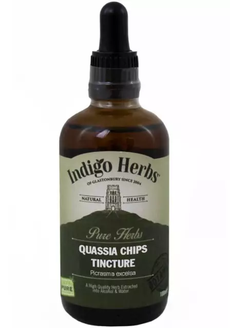 Quassia Chips Tincture - 50ml & 100ml - Indigo Herbs