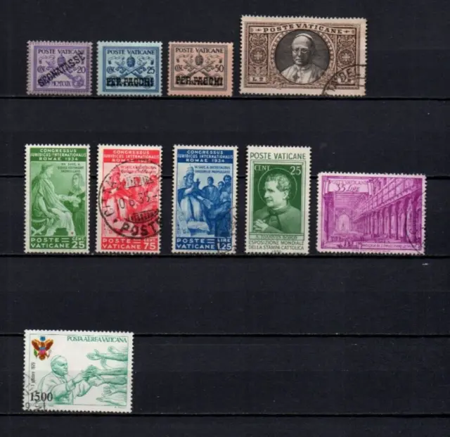 Briefmarken Sammlung Vatikan 1929 - 1979 s. Scan