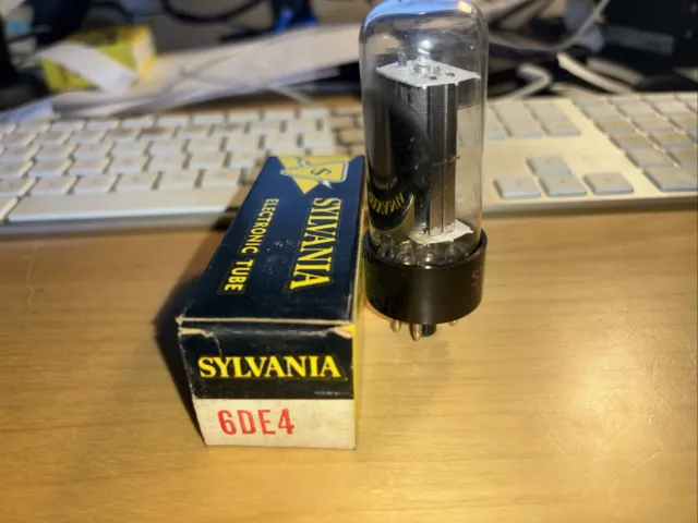 Vintage Sylvania 6De4 Tube Nos Tested