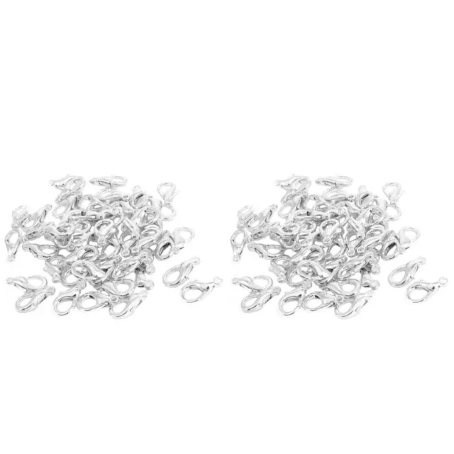 200 Pcs Lobster Claw Clasps and Jump Rings for Jewelry Snap