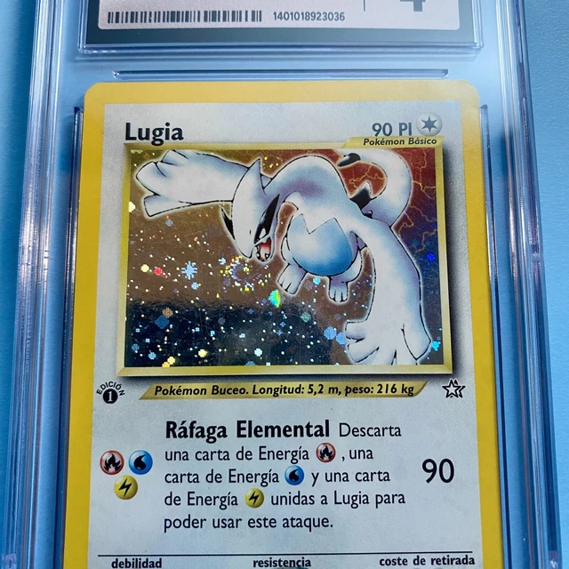 LUGIA 1ST EDITION Neo Genesis 9/111 Holo Swirl SPANISH Pokemon Card CGC 4 psa $621.00 - PicClick LUGIA 1ST EDITION Neo Genesis 9/111 Holo Swirl SPANISH Pokemon Card CGC 4 psa $621.00 - PicClick