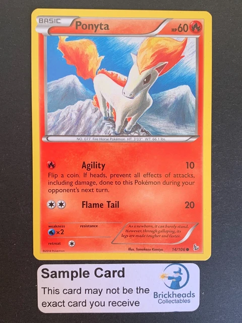 Ponyta 14/106 Common | XY: Flashfire | Pokemon Card