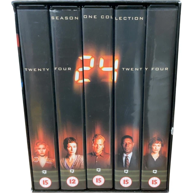 24 SEASON ONE VHS Collection Box Set Kiefer Sutherland 4187 £9.99 ...