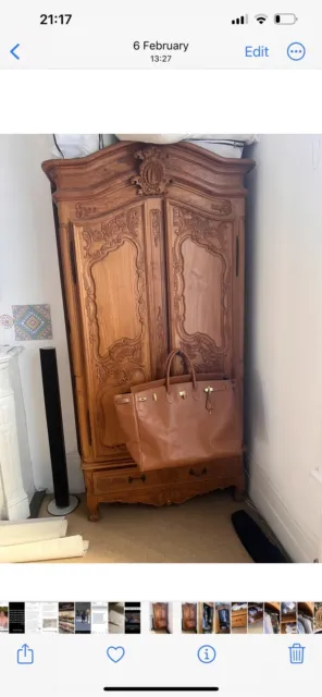 french wardrobe armoire used