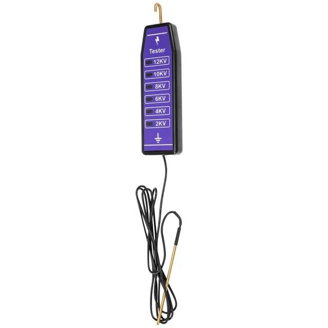 2-12KV Farmer's Fence Voltage Testing Tool,Electric Fence Voltage Tester El O9R8