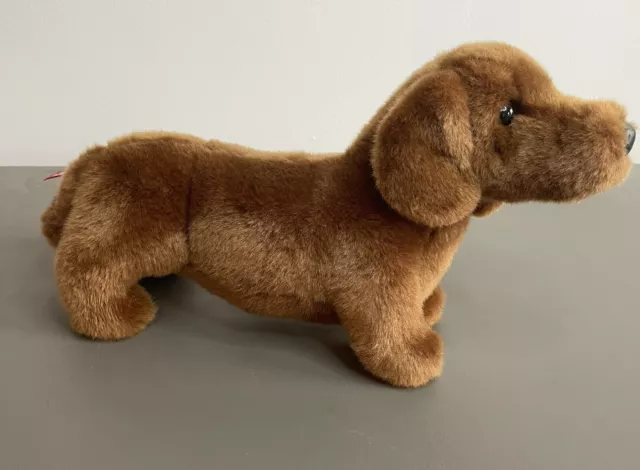 Douglas Weiner Dog Dachshund Plush Brown Stuffed Animal The Cuddle Toy Puppy