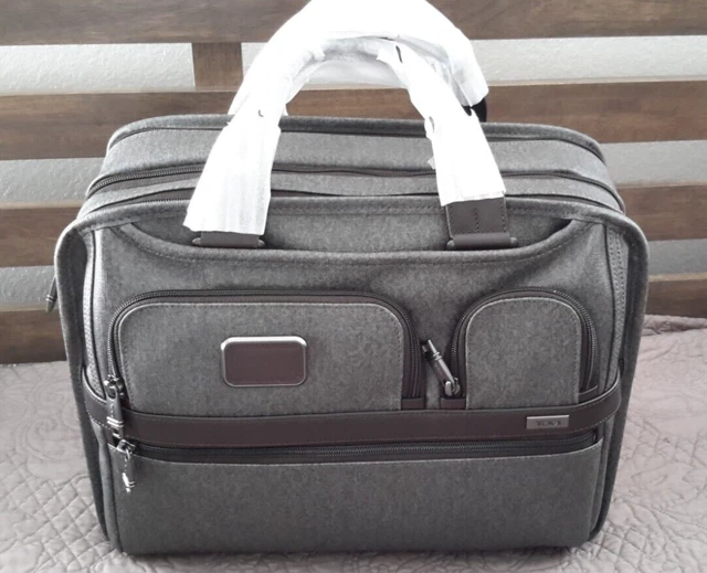 TUMI  Alpha 2 Expandable Organizer Laptop Brief**NWT**  (TU2)