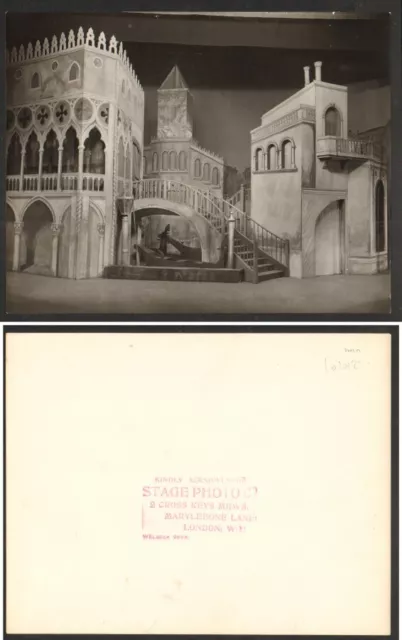 Londres Coliseum Theatre Casanova Décor de scene Ancienne Stage Photo 1932 #2 3