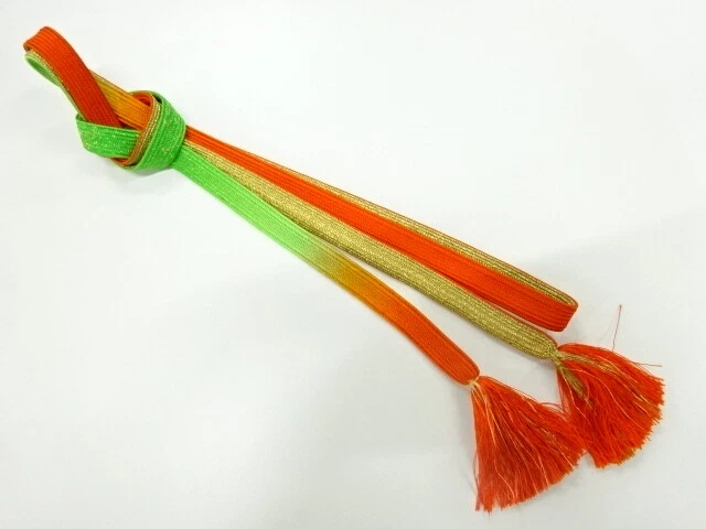 6141263: Japanese Kimono / Vintage Hand-Tied Obijime Cord
