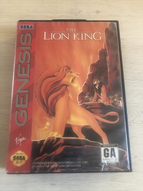 Le Roi Lion Sega Megadrive (Md) Pal-fr (Complete - Good Condition