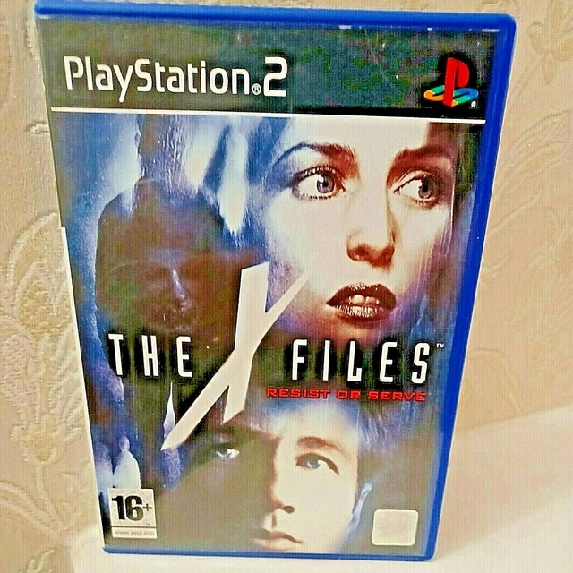 THE X FILES Resist or Serve Sony Playstation PS2 Game -PAL
