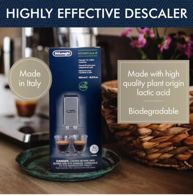De'Longhi EcoDecalk 500ml Détartrant Liquide pour Machines à Café