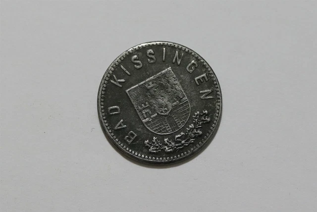 Germany War Money Token 10 Pfennig 1918 Kissingen Iron B34 #Z767