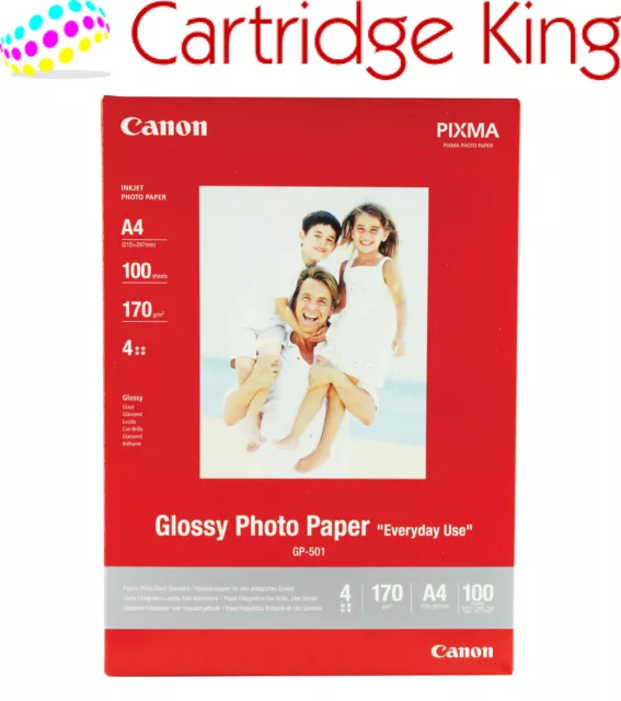 Canon GP-501 Glossy Photo Paper A4 - 100 Sheets