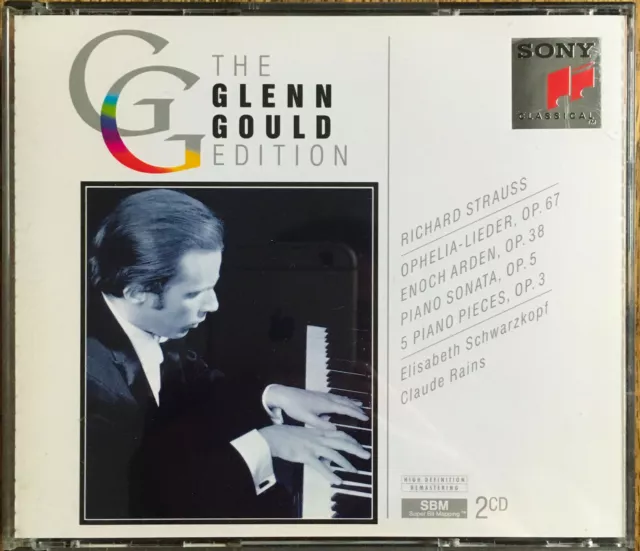 Glenn Gould Edit.・Vol. 1/8・Strauss・Ophelia Op. 67・Op. 38・5・3・2CD SM2K 52657・NM! 2
