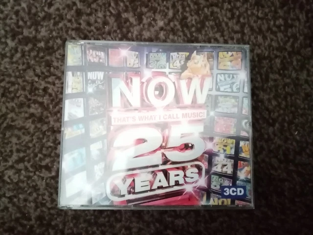 NOW THAT'S WHAT I Call Music 25 Years 3 Disc New Bargain £4.00 ...