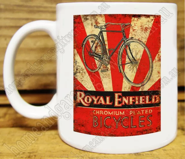 300ml COFFEE MUG - ROYAL ENFIELD BICYCLES