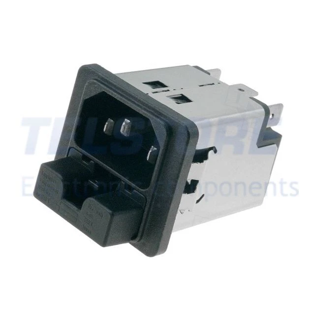 1pcs  Connettore di alimentazione AC IEC 60320 5220 presa maschio 5220.0443.1 .