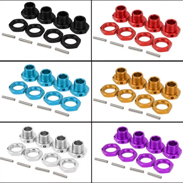 17mm Alloy Wheel Hubs Hex Adapter Connecter For HSP 1/8 RC Car Truck Upgrade