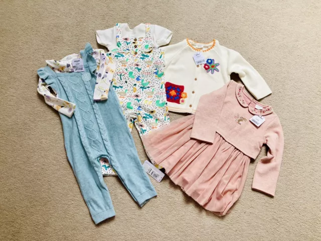 🌟Baby girl clothes 12-18 months. M&S & NEXT. BNWT🌟