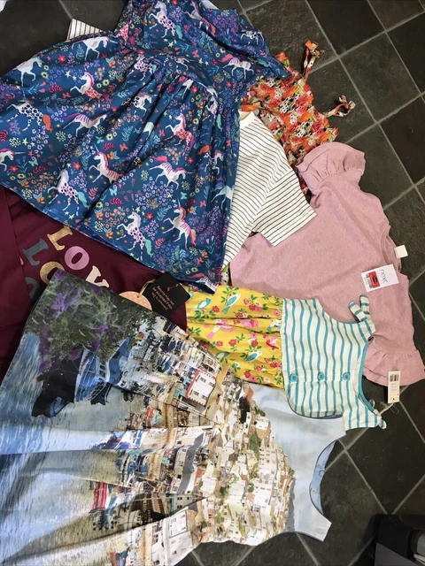Girls Clothes Bundle Boden Popsy Next Mayoral 7 Items Brand New Age 6-7 Years