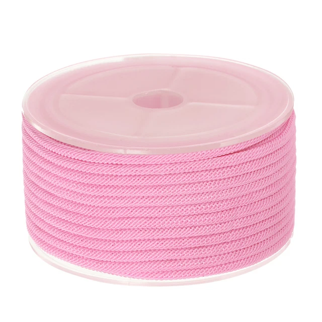 Nylon Perlgarn Chinesische Knotenschnur 3mm x 32,8 Fuß hellpink