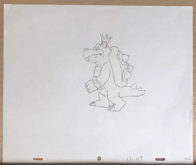 Super Mario Brothers Original Animation Art Drawing DIC Ent