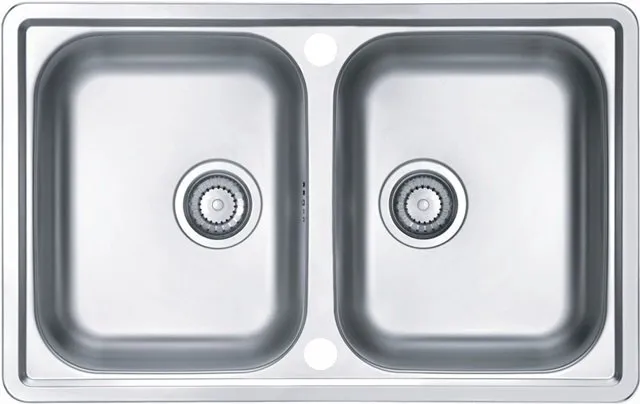 Alveus Line 90 Kitchen Sink 79cm x 50cm 18/10 Stainless Steel in Satin finish 2