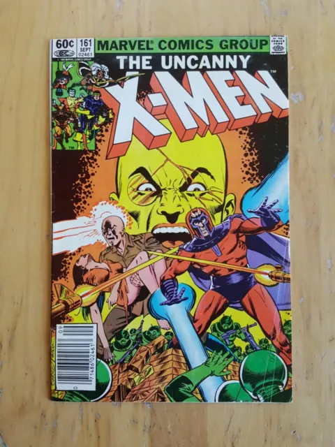 The Uncanny X-Men #161 (1982, Marvel Comics) 6.0 Fine | Origin of Magneto