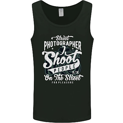 Street Photographer Photography Funny Mens Vest Tank Top
